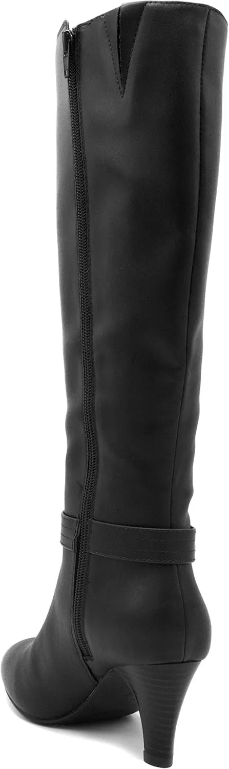 London Fog Womens Event Heeled Dress Boot
