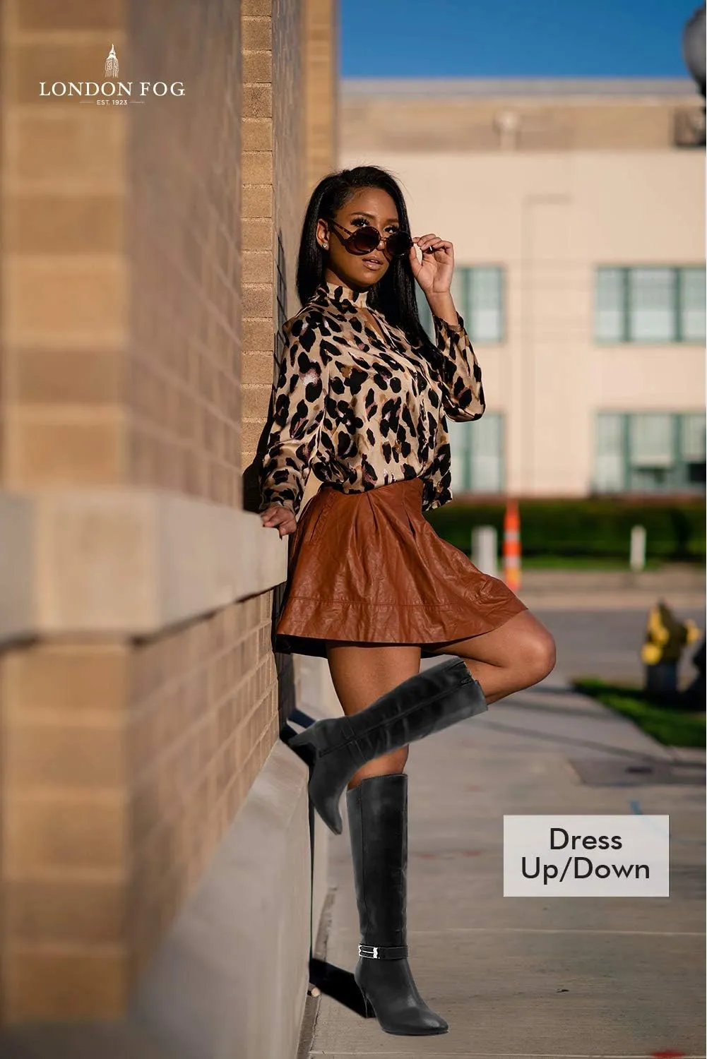 London Fog Womens Event Heeled Dress Boot
