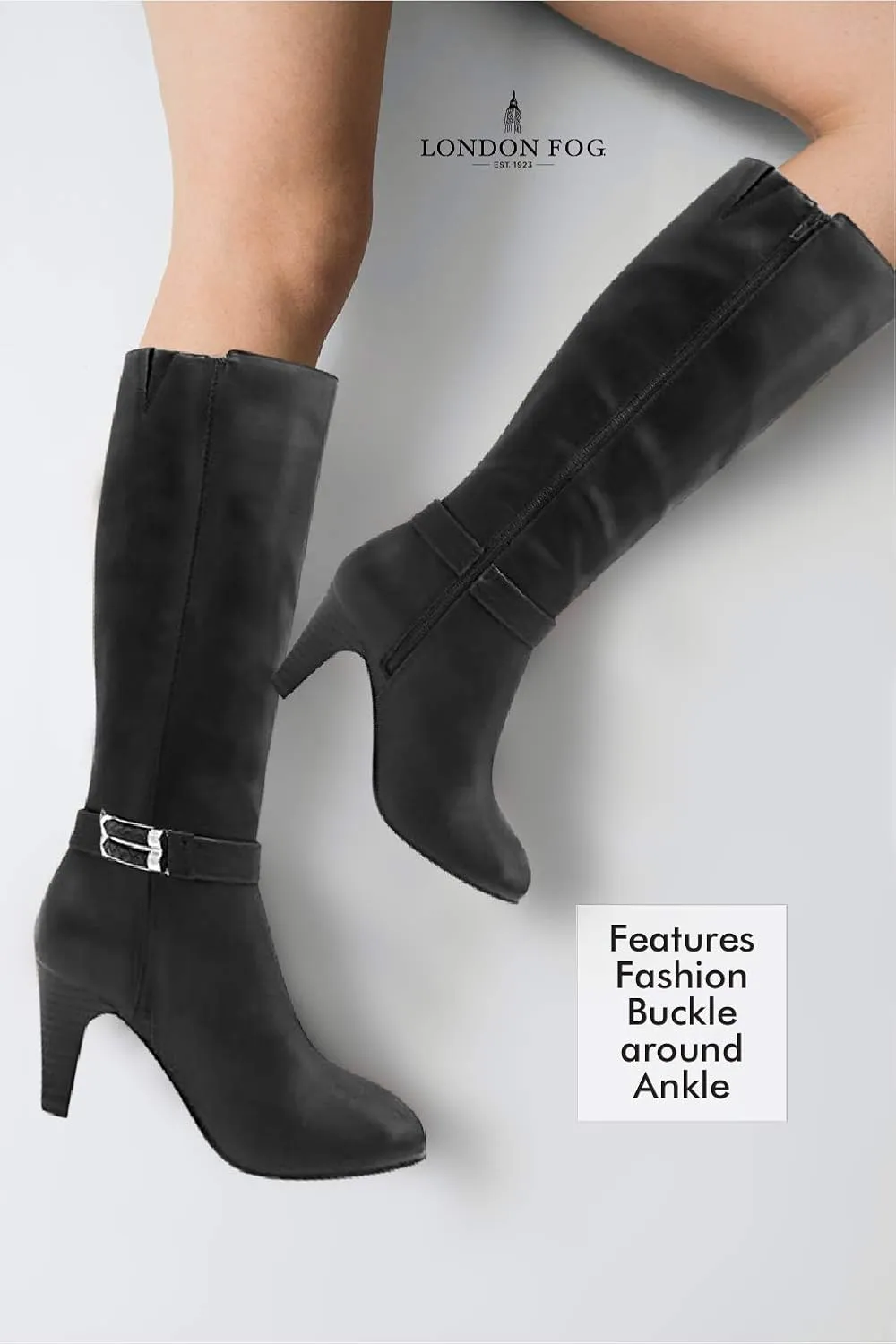 London Fog Womens Event Heeled Dress Boot