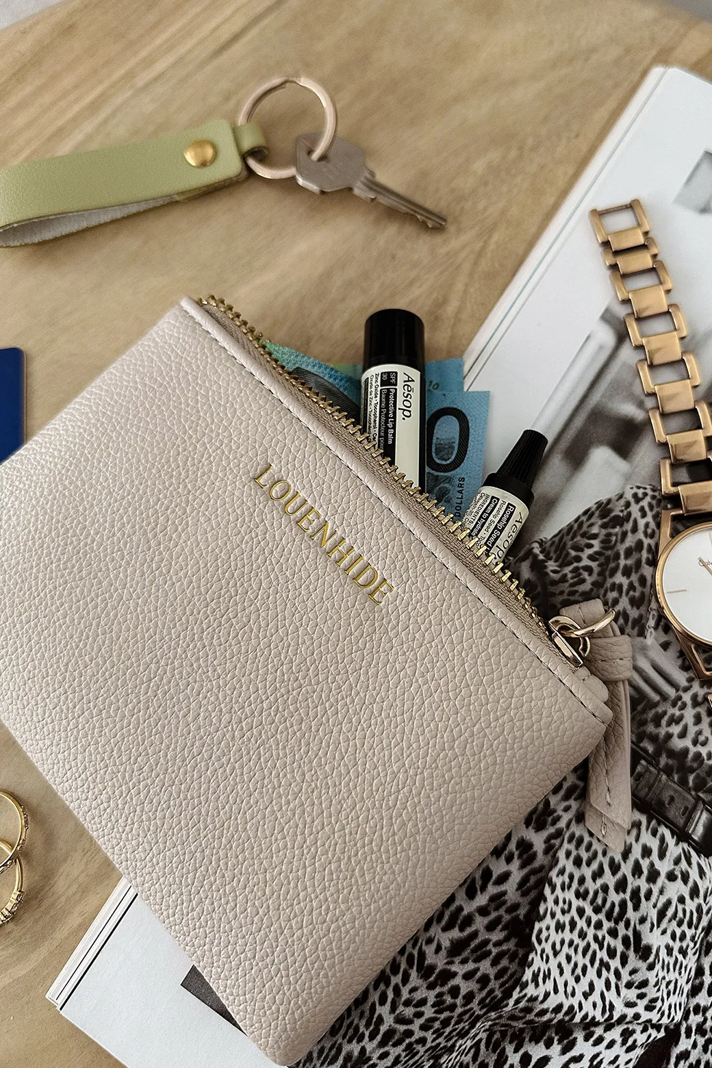 Louenhide Kuta Purse Oat