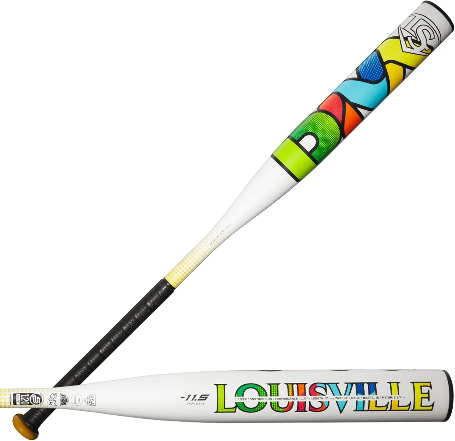 Louisville Slugger 2025 Diva® (-11.5) Fastpitch Softball Bats - 27", 28", 29", 30" and 31"