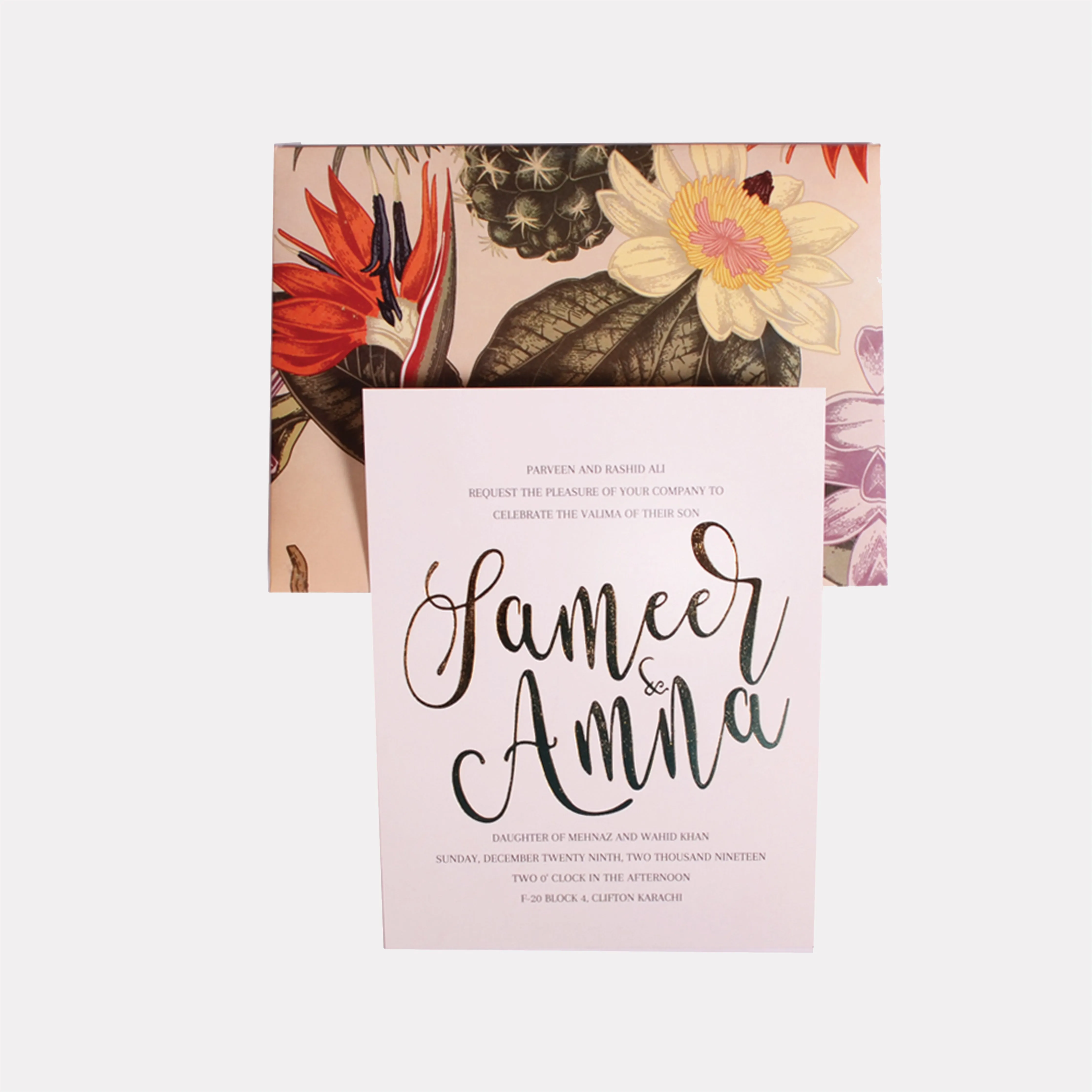 Luxe Floral Foil