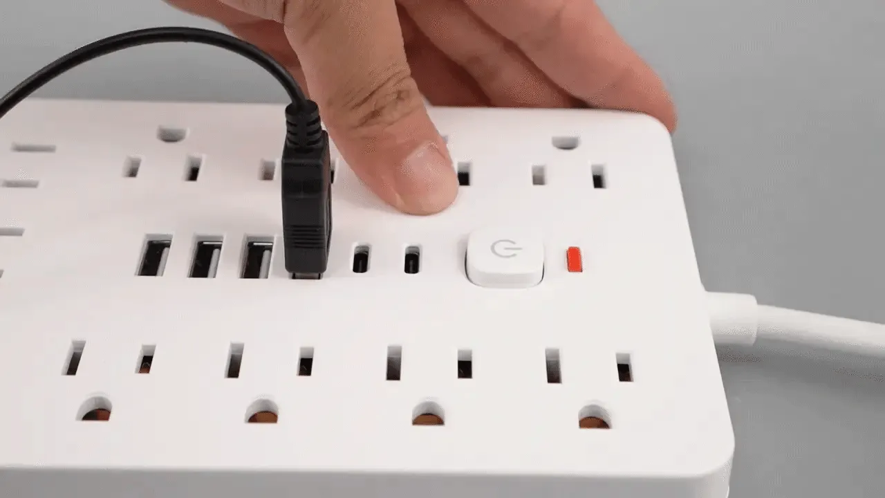 Luxora 14-In-1 Power Strip With Surge Protection Hub