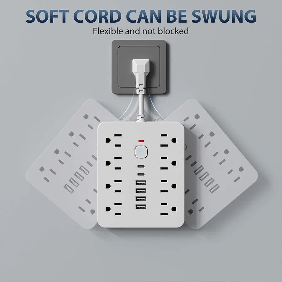Luxora 14-In-1 Power Strip With Surge Protection Hub