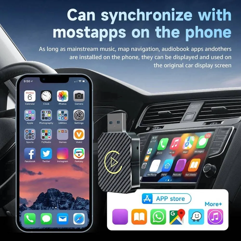 Luxora Wireless CarPlay Adapters for Seamless Connectivity