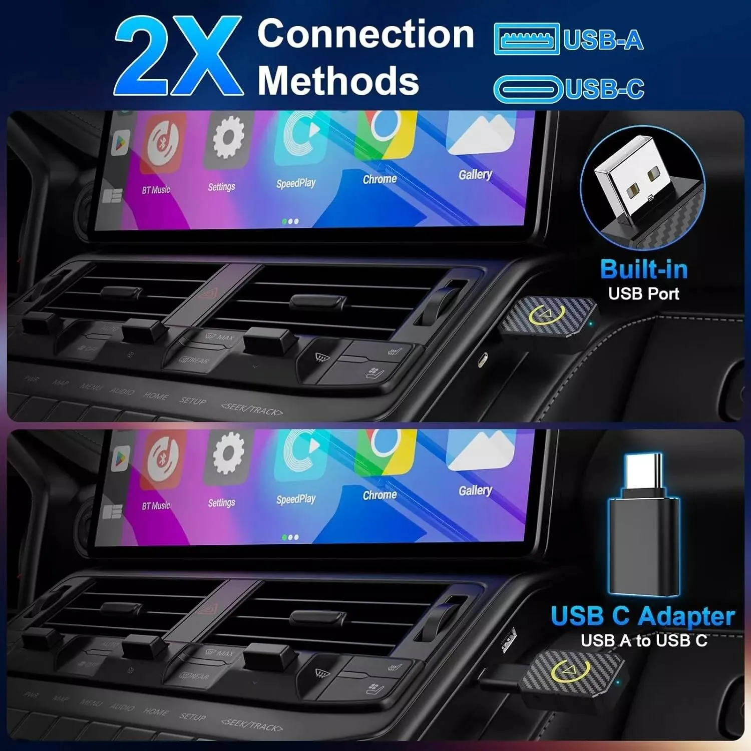 Luxora Wireless CarPlay Adapters for Seamless Connectivity