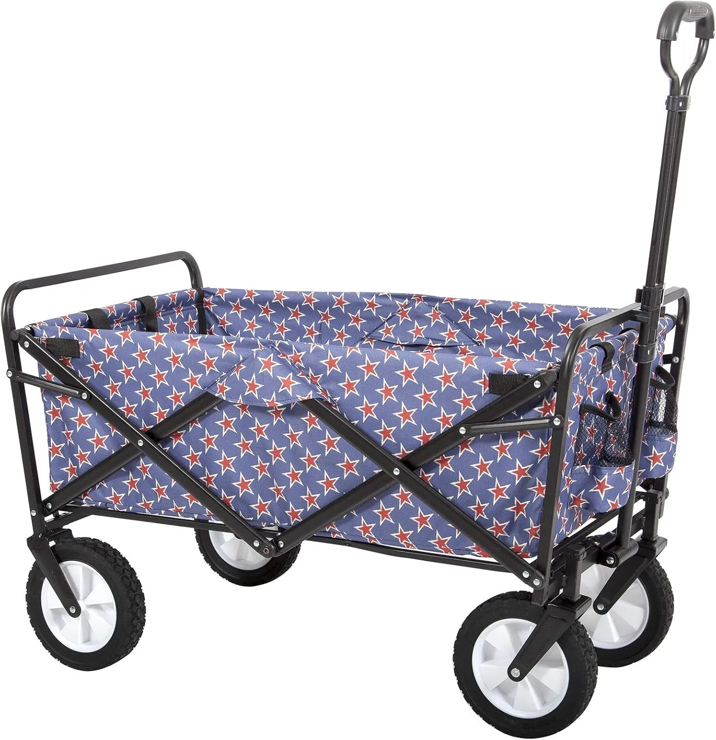 Mac Sports WTC-202 Collapsible Folding Outdoor Utility Wagon, Americana