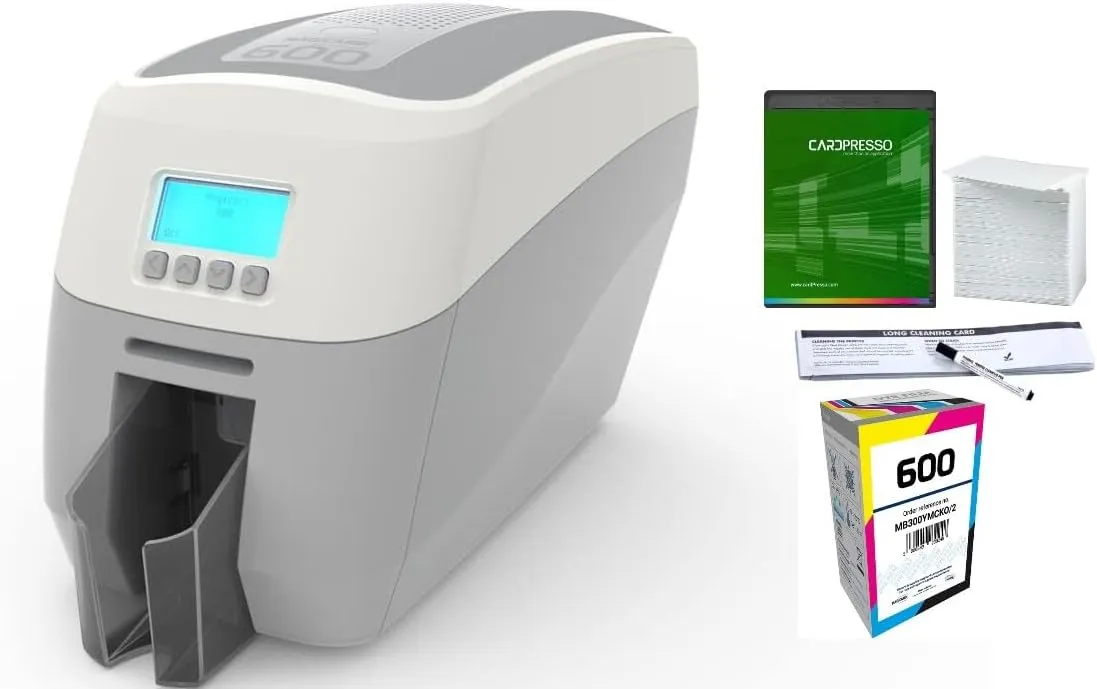 Magicard 600 Dual Side ID Card Printer with TPG Start up Bundle