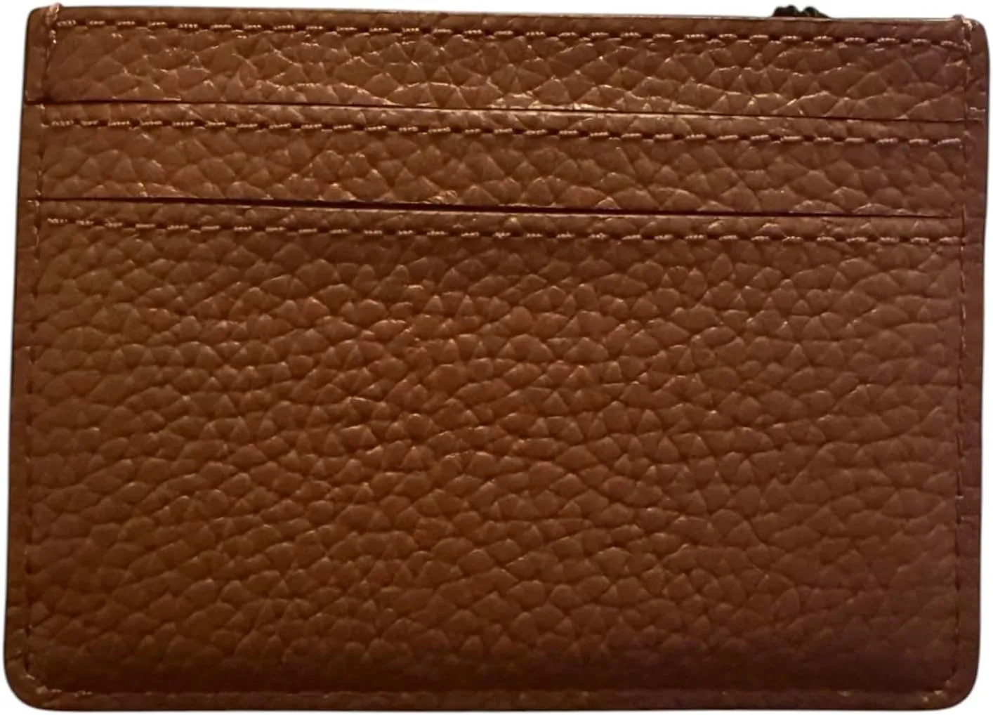 Marc Jacobs S102L01FA21-001 Gold Hardware Women's Leather Card Case (Cognac Brown)