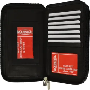 Marshal Genuine Leather Ladies Standard Wallet #4575CF Black