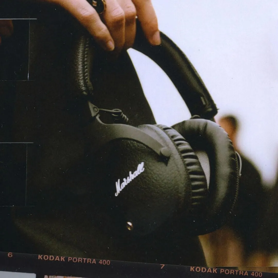 Marshall Monitor II Active Noise Canceling Over-Ear Bluetooth Headphone, Black