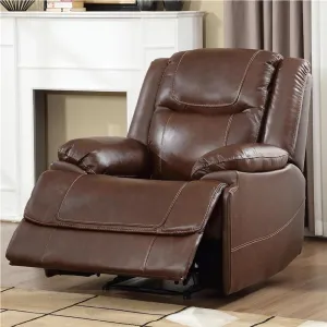 Massage Adjustable Power Lift Recliner Genuine Leather for Elderly Sofa Chair Theater High Back Reclining Living Room Seating