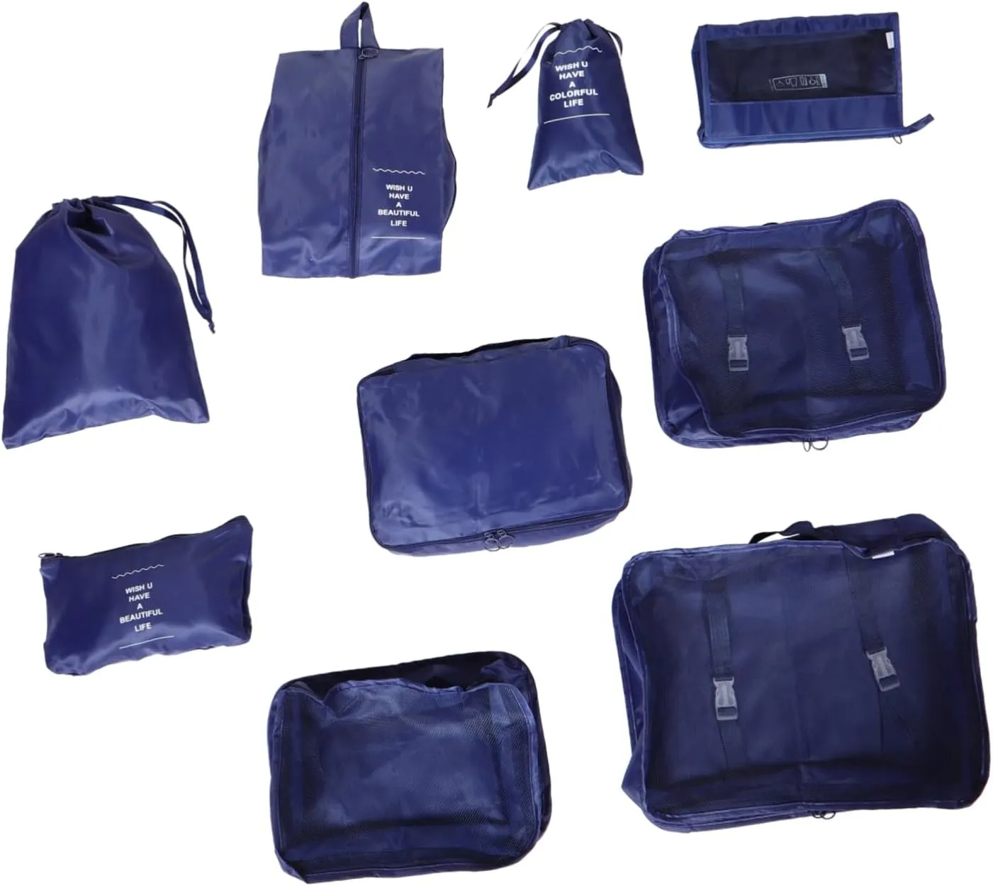 Maximize Space on Your Trip 1 Set Luggage Organizer Packing Cubes Garment Bag Laundry Bag for Suitcases