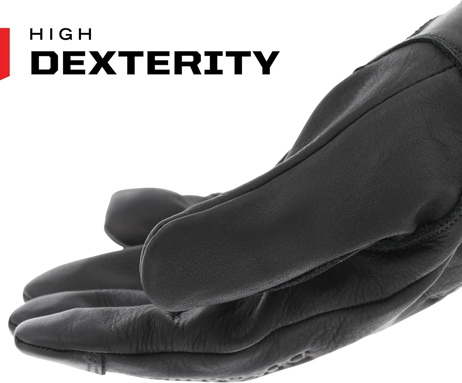 Mechanix Wear: Cascade MIG   TIG Welding Gloves, Durahide Cow Leather, Work Gloves with Glide Resistance, Added Durability, Rollover Fingertips for Improved Dexterity, Safety Gloves (Black, XX-Large)