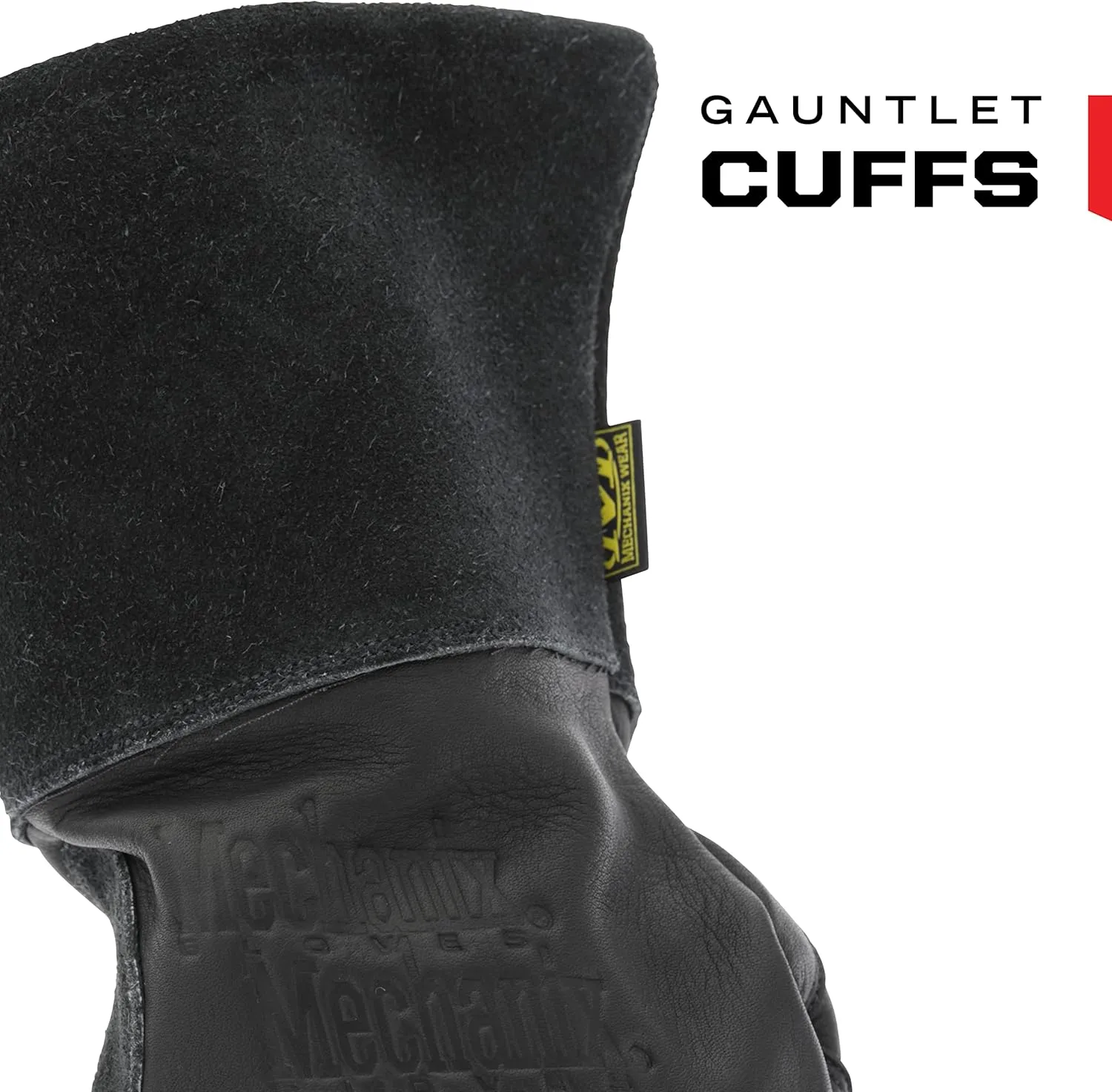 Mechanix Wear: Cascade MIG   TIG Welding Gloves, Durahide Cow Leather, Work Gloves with Glide Resistance, Added Durability, Rollover Fingertips for Improved Dexterity, Safety Gloves (Black, XX-Large)