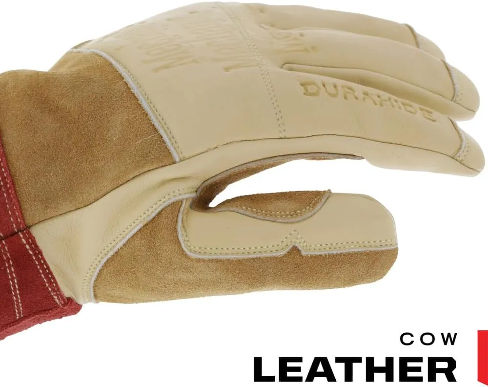Mechanix Wear: Flux Stick   MIG Welding Gloves, Durahide Cow Leather, Heat Resistance, DuPont Kevlar Stitched for Added Durability, Safety Gloves, Designed for High Heat Welding (Brown, Large)