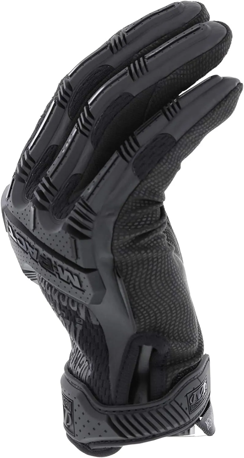 Mechanix Wear: M-Pact 0.5mm High-Dexterity Covert Tactical Work Gloves - Touch Capable, Impact Protection, Absorbs Vibration (Large, All Black)