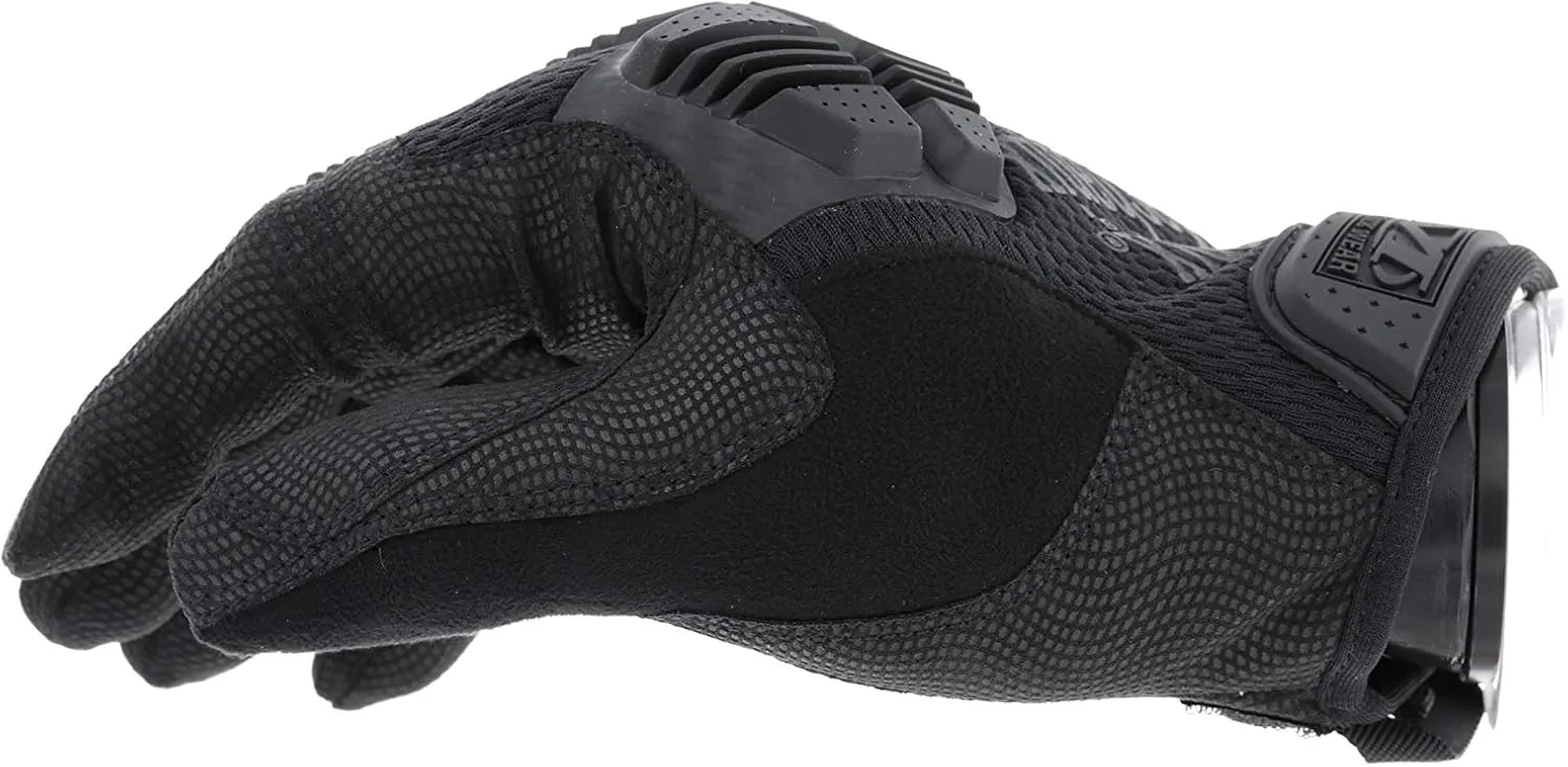 Mechanix Wear: M-Pact 0.5mm High-Dexterity Covert Tactical Work Gloves - Touch Capable, Impact Protection, Absorbs Vibration (Large, All Black)