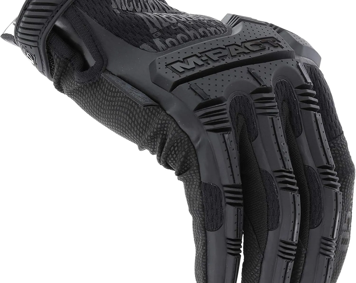 Mechanix Wear: M-Pact 0.5mm High-Dexterity Covert Tactical Work Gloves - Touch Capable, Impact Protection, Absorbs Vibration (Large, All Black)