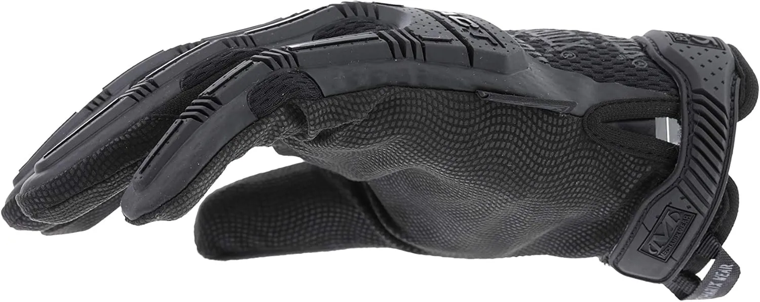 Mechanix Wear: M-Pact 0.5mm High-Dexterity Covert Tactical Work Gloves - Touch Capable, Impact Protection, Absorbs Vibration (Large, All Black)