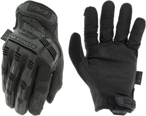 Mechanix Wear: M-Pact 0.5mm High-Dexterity Covert Tactical Work Gloves - Touch Capable, Impact Protection, Absorbs Vibration (Medium, All Black)