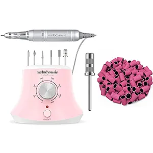 MelodySusie 30000 rpm Professional Nail Drill-Scarlet, High Speed, Low Heat, Low Noise, Low Vibration, Portable Electric Efile Drill for Shaping, Buffing, Removing Acrylic Nails, Gel Nails
