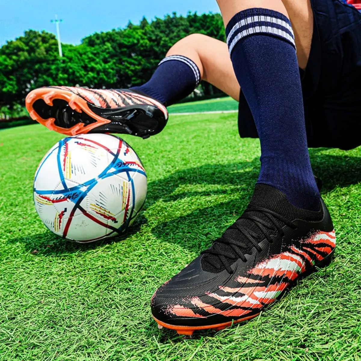 Mens Football Cleats Soccer Shoes: Turf Grip Design for Daily Training Game Day for Mens Womens