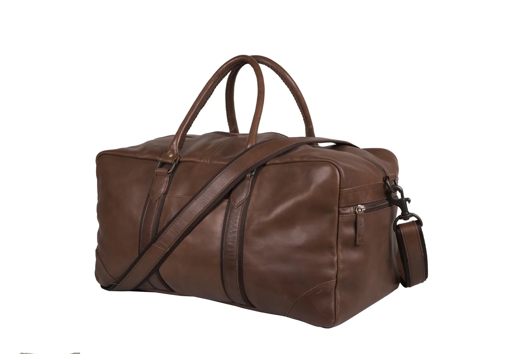 Mens Leather Duffle Bag - Lincoln Duffle