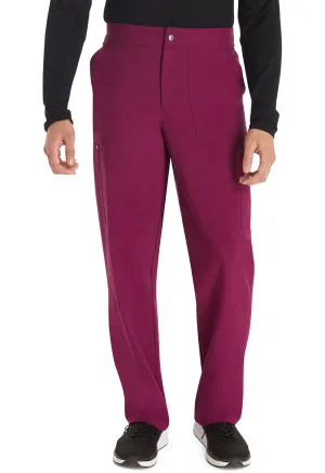 Men's Mid Rise Zip Fly Straight Leg Pant - Wine