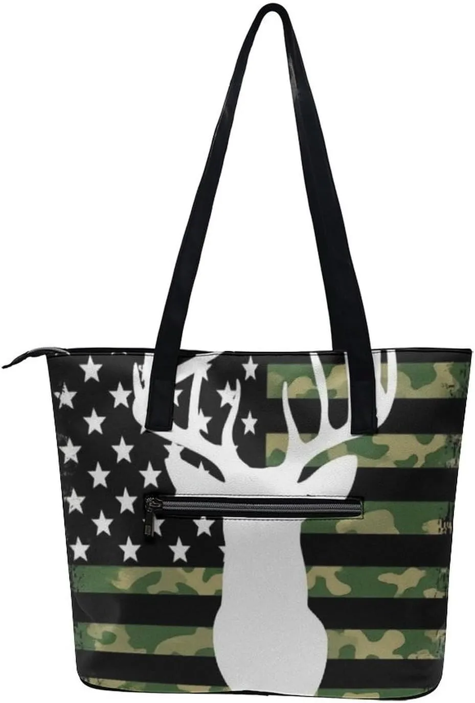 Men's Portable Tote Bag Trendy Modern Leather Handbag For Work Weekend