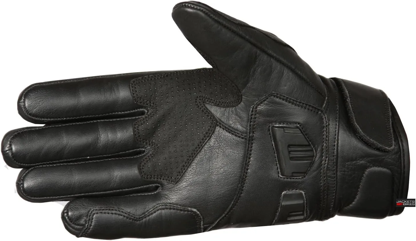 Men's Premium Leather Motorcycle Cruising Street Palm Sliders Biker Gloves