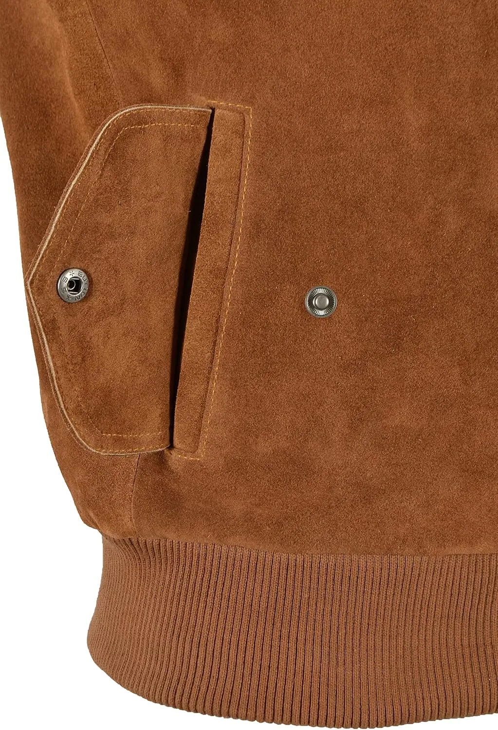 Men’s Tan Suede Leather Vest Fashion Button Classic Collar Waistcoat 8512