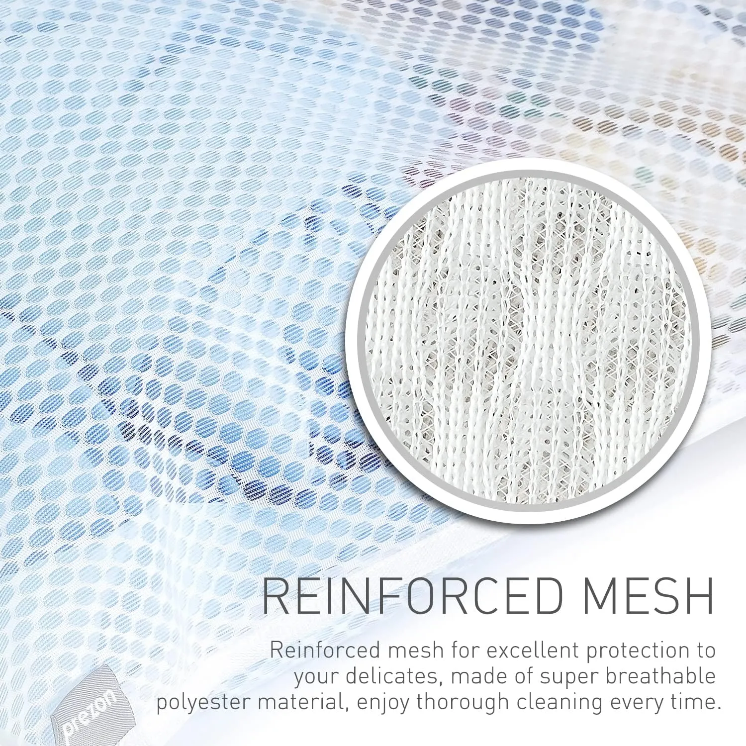 Mesh Laundry Bags, Washing Machine Wash Bags, Reusable and Durable Mesh Wash Bags for Delicates Blouse, Hosiery, Underwear, Bra, Lingerie Baby Clothes - 5 Different Size