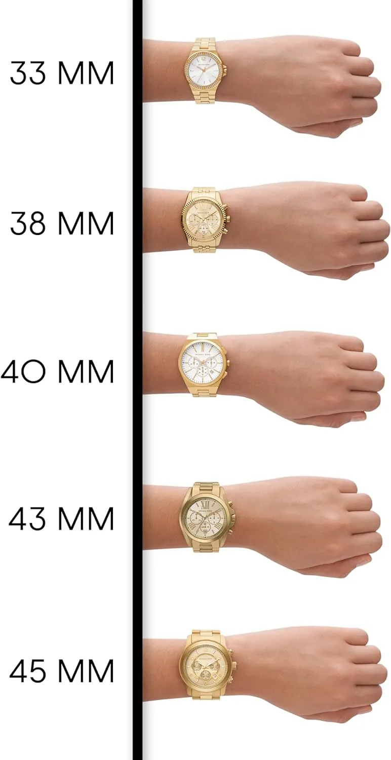 Michael Kors Lexington Women's Watch, Stainless Steel Chronograph Watch for Women