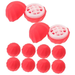 Mipcase 10pcs Empty Lip Balm Box Refillable Lip Balm Sphere Container Lipstick Holders for Lip Gloss
