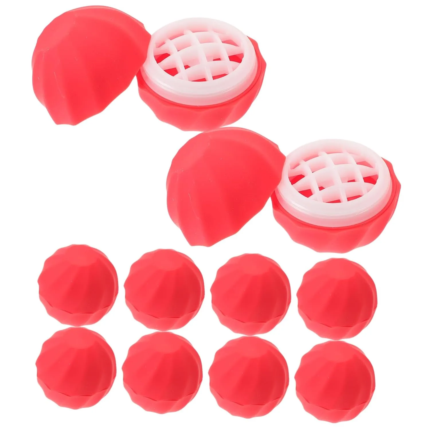 Mipcase 10pcs Empty Lip Balm Box Refillable Lip Balm Sphere Container Lipstick Holders for Lip Gloss