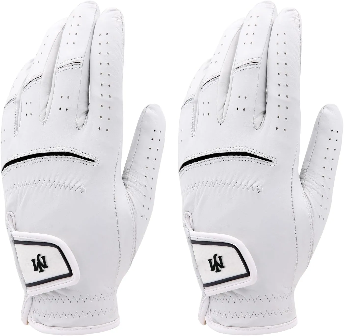 MJ Men's Premium Cabretta Leather 2 Pack Golf Glove (#24)