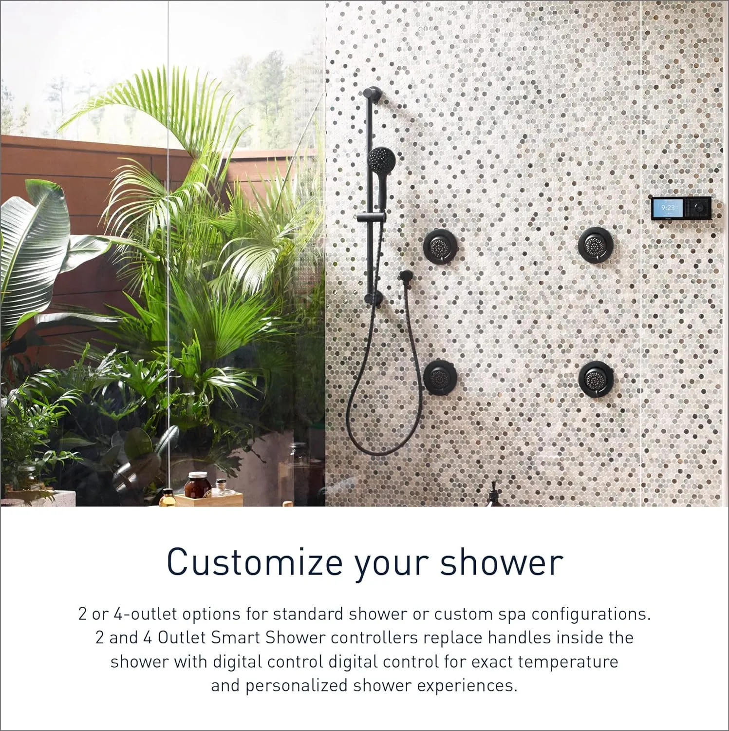 Moen Smart Shower 2-Outlet Digital Thermostatic Shower Valve with 1/2" Connections, S3102