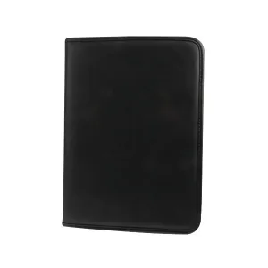 Monolith Leather Look Zipped Ring Binder A4 Black 2926