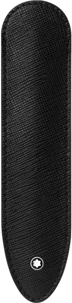 Montblanc 118699 Sartorial Satorial Leather Pencil Case, Black