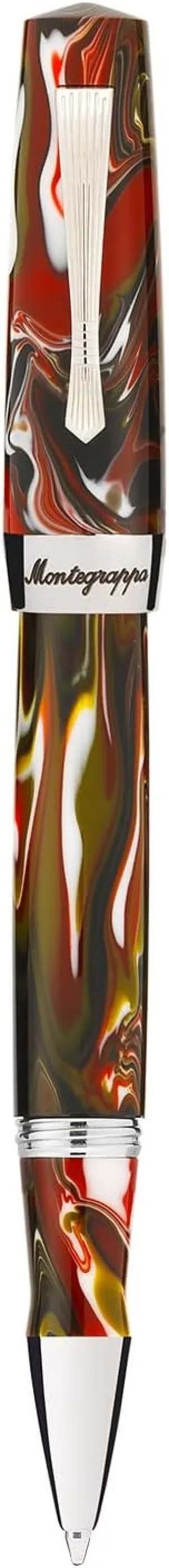 Montegrappa - ELMO 02 Asiago Roller Pen | Resin pen with stainless steel inserts