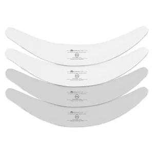 More of Me to Love Organic Cotton and Viscose Blend Tummy Liner, 4-Pack, XX-Large (Pearl White, Stone Gray)