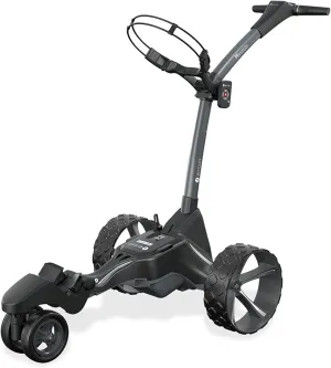 Motocaddy M7 Remote Electric Golf Caddy - Electric Golf Push Cart with Remote, All-Terrain Ready, Automatic Downhill Control, and Long-Lasting Battery - Accessories Included (Black)