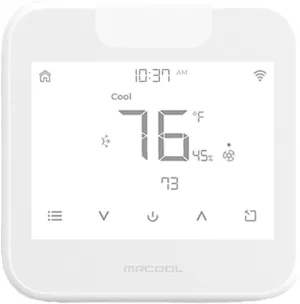 MrCool Smart Programmable Thermostat MST04 4 Heat / 2 Cool Touchscreen, Alexa, Google Assistant, Modern Design
