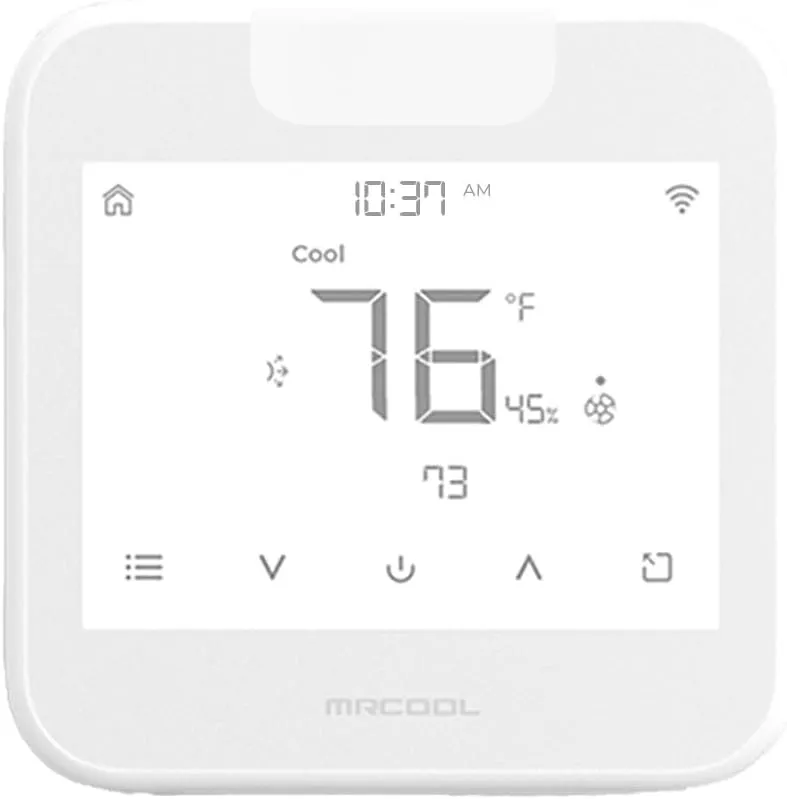 MrCool Smart Programmable Thermostat MST04 4 Heat / 2 Cool Touchscreen, Alexa, Google Assistant, Modern Design