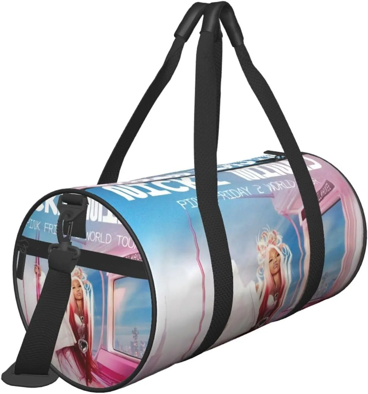 N-icki Minaj Sport Duffel Bag,Travel Duffle Bag Sports Gym Bag,Tote Weekender Bag for Women Men Business Trip