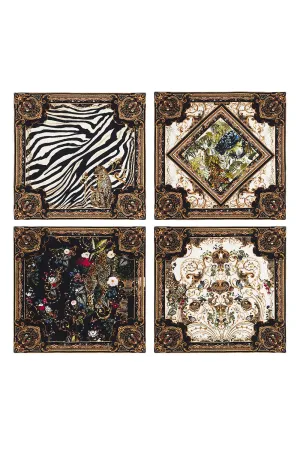 NAPKINS 4 PIECE SET NIGHT WAITING FOR DAY