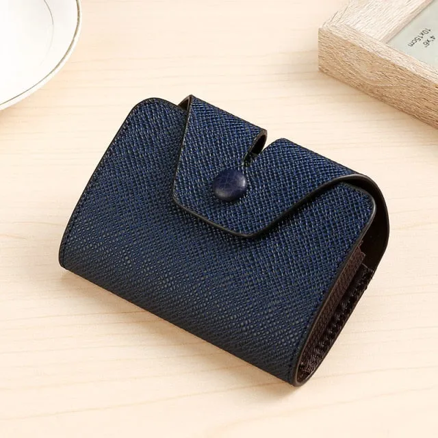 New Arrivals Unisex Leather Business ID Credit Card