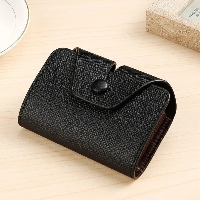 New Arrivals Unisex Leather Business ID Credit Card