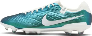 Nike Tiempo Emerald Legend 10 Pro FG Low-Top Soccer Cleats (FQ3248-300, Dark Atomic Teal/Sail) Size 7.5